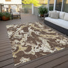 Piper Looms Chantille Abstract ACN1035 Brown Machine Washable Area Rug Outdoor Lifestyle Image Feature