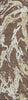 Piper Looms Chantille Abstract ACN1035 Brown Machine Washable Area Rug Runner Main Image