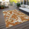 Piper Looms Chantille Abstract ACN1035 Copper Machine Washable Area Rug Outdoor Lifestyle Image Feature