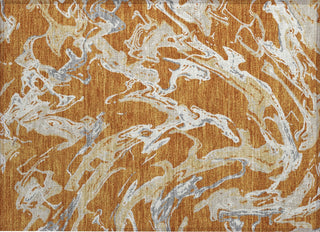 Piper Looms Chantille Abstract ACN1035 Copper Machine Washable Area Rug Scatter Main Image