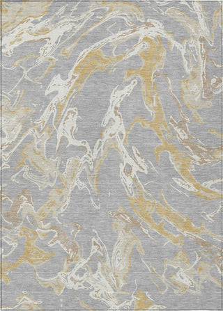 Piper Looms Chantille Abstract ACN1035 Gray Machine Washable Area Rug main image
