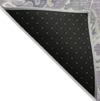 Piper Looms Chantille Abstract ACN1035 Lavender Machine Washable Area Rug Backing Image
