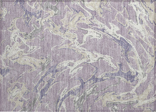Piper Looms Chantille Abstract ACN1035 Lavender Machine Washable Area Rug Scatter Main Image