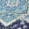 Piper Looms Chantille Oriental ACN1036 Navy Machine Washable Area Rug Swatch Image