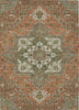 Piper Looms Chantille Oriental ACN1036 Rust Machine Washable Area Rug main image