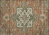 Piper Looms Chantille Oriental ACN1036 Rust Machine Washable Area Rug Scatter Main Image