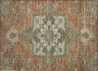 Piper Looms Chantille Oriental ACN1036 Rust Machine Washable Area Rug Scatter Main Image