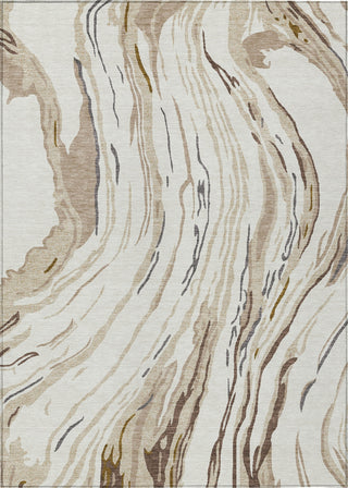 Piper Looms Chantille Swirls ACN1037 Ivory Machine Washable Area Rug main image