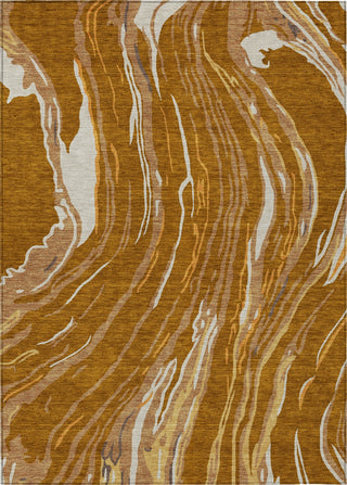 Piper Looms Chantille Swirls ACN1037 Paprika Machine Washable Area Rug main image