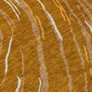 Piper Looms Chantille Swirls ACN1037 Paprika Machine Washable Area Rug Swatch Image