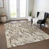 Piper Looms Chantille Swirls ACN1038 Beige Machine Washable Area Rug Lifestyle Image Feature