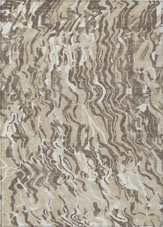 Piper Looms Chantille Swirls ACN1038 Beige Machine Washable Area Rug main image