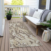 Piper Looms Chantille Swirls ACN1038 Beige Machine Washable Area Rug Runner Outdoor Lifestyle Image Feature