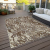 Piper Looms Chantille Swirls ACN1038 Brown Machine Washable Area Rug Outdoor Lifestyle Image Feature