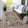 Piper Looms Chantille Swirls ACN1038 Brown Machine Washable Area Rug Runner Outdoor Lifestyle Image Feature