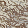 Piper Looms Chantille Swirls ACN1038 Brown Machine Washable Area Rug Swatch Image