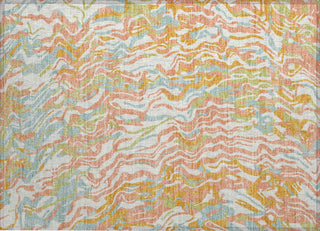 Piper Looms Chantille Swirls ACN1038 Coral Machine Washable Area Rug Scatter Main Image
