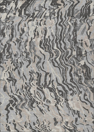 Piper Looms Chantille Swirls ACN1038 Gray Machine Washable Area Rug main image