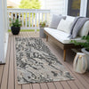 Piper Looms Chantille Swirls ACN1038 Gray Machine Washable Area Rug Runner Outdoor Lifestyle Image Feature