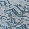 Piper Looms Chantille Swirls ACN1038 Sky Machine Washable Area Rug Swatch Image
