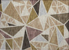 Piper Looms Chantille Geometric ACN1039 Beige Machine Washable Area Rug Scatter Main Image