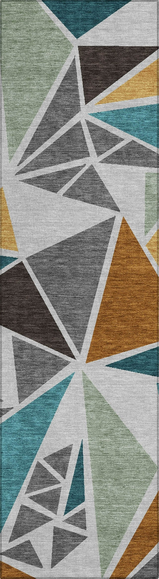 Piper Looms Chantille Geometric ACN1039 Gray Machine Washable Area Rug Runner Main Image