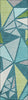 Piper Looms Chantille Geometric ACN1039 Teal Machine Washable Area Rug Runner Main Image