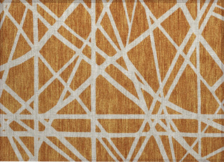 Piper Looms Chantille Geometric ACN1040 Copper Machine Washable Area Rug Scatter Main Image