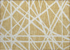 Piper Looms Chantille Geometric ACN1040 Gold Machine Washable Area Rug Scatter Main Image