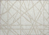 Piper Looms Chantille Geometric ACN1040 Ivory Machine Washable Area Rug Scatter Main Image