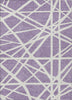 Piper Looms Chantille Geometric ACN1040 Lavender Machine Washable Area Rug main image