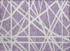 Piper Looms Chantille Geometric ACN1040 Lavender Machine Washable Area Rug Scatter Main Image