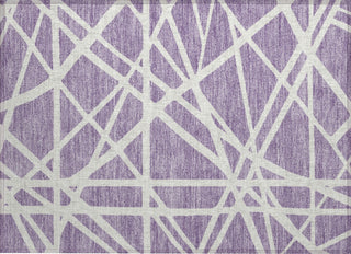 Piper Looms Chantille Geometric ACN1040 Lavender Machine Washable Area Rug Scatter Main Image