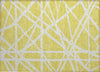 Piper Looms Chantille Geometric ACN1040 Yellow Machine Washable Area Rug Scatter Main Image