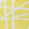 Piper Looms Chantille Geometric ACN1040 Yellow Machine Washable Area Rug Swatch Image