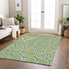 Piper Looms Chantille Circles ACN1041 Aloe Machine Washable Area Rug Lifestyle Image Feature