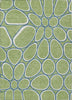 Piper Looms Chantille Circles ACN1041 Aloe Machine Washable Area Rug main image