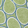 Piper Looms Chantille Circles ACN1041 Aloe Machine Washable Area Rug Swatch Image