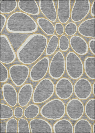 Piper Looms Chantille Circles ACN1041 Gray Machine Washable Area Rug main image
