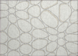 Piper Looms Chantille Circles ACN1041 Ivory Machine Washable Area Rug Scatter Main Image