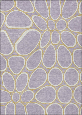 Piper Looms Chantille Circles ACN1041 Lavender Machine Washable Area Rug main image