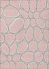 Piper Looms Chantille Circles ACN1041 Pink Machine Washable Area Rug main image