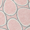 Piper Looms Chantille Circles ACN1041 Pink Machine Washable Area Rug Swatch Image