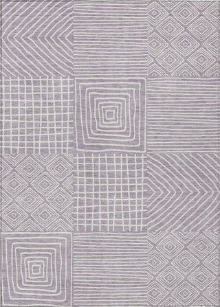 Piper Looms Chantille Geometric ACN1044 Lavender Machine Washable Area Rug main image