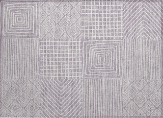 Piper Looms Chantille Geometric ACN1044 Lavender Machine Washable Area Rug Scatter Main Image