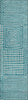Piper Looms Chantille Geometric ACN1044 Teal Machine Washable Area Rug Runner Main Image