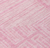 Piper Looms Chantille Geometric ACN1045 Pink Machine Washable Area Rug Swatch Image