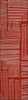 Piper Looms Chantille Geometric ACN1045 Red Machine Washable Area Rug Runner Main Image
