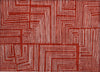 Piper Looms Chantille Geometric ACN1045 Red Machine Washable Area Rug Scatter Main Image