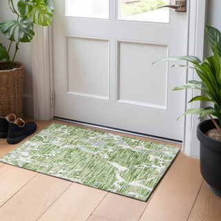 Piper Looms Chantille Stripes ACN1046 Aloe Machine Washable Area Rug Scatter Lifestyle Image Feature